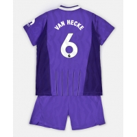 Camisa de Futebol Tottenham Hotspur Jan Paul van Hecke #6 Equipamento Alternativo Infantil 2026-27 Manga Curta (+ Calças curtas)